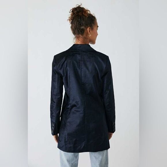 Free People Velvet Cosmo Blazer/ size XS - Picture 5 of 10